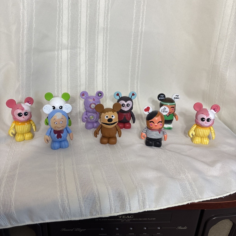 Disney Vinylmation - Different Series Lot Of 9 Figures